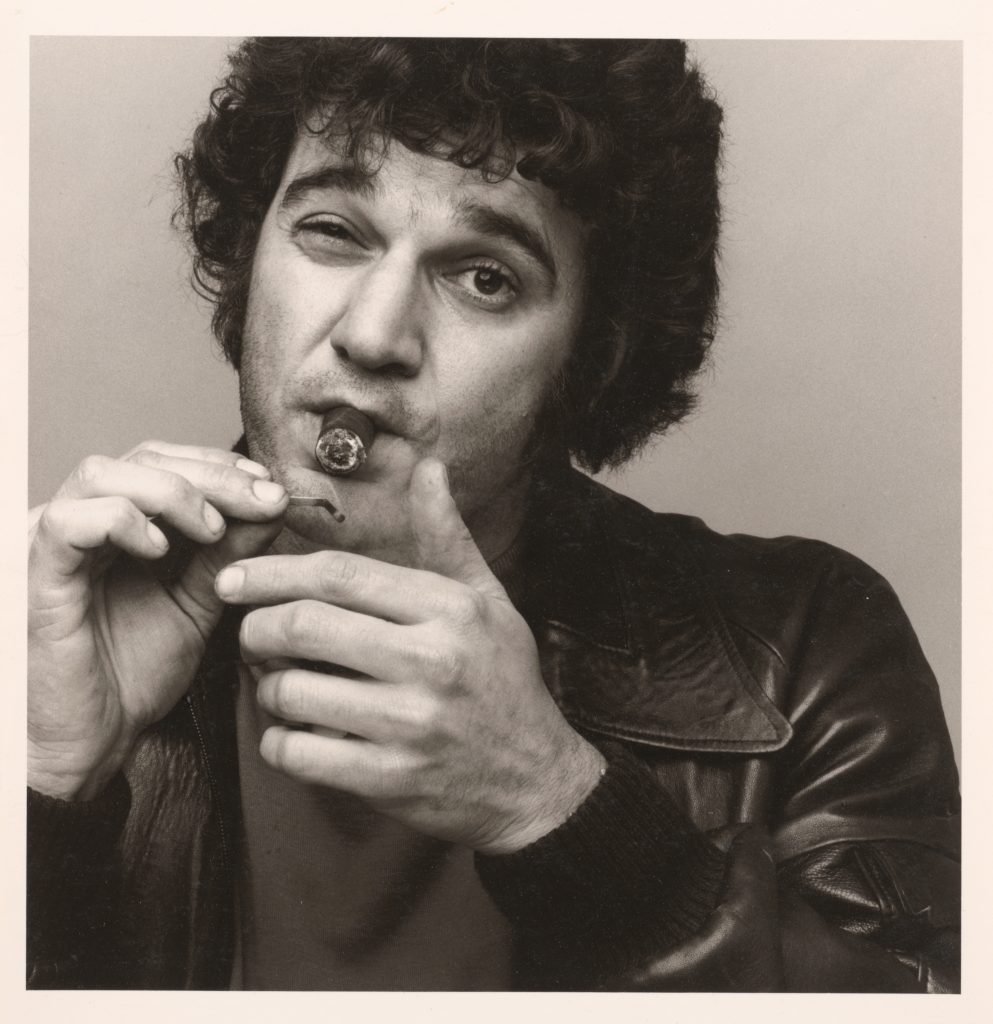 portrait of larry bell with a cigar