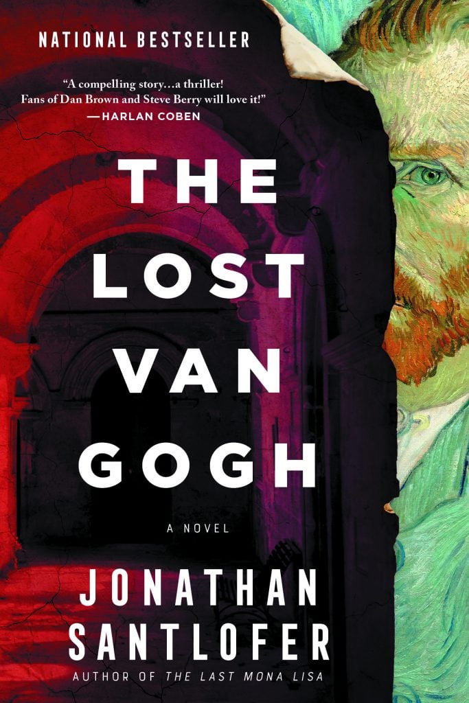 <em>The Lost Van Gogh</em> by Jonathan Santlofer. Courtesy of Sourcebooks. 