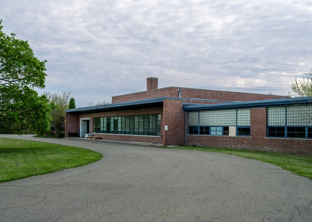 a red-brick school building 