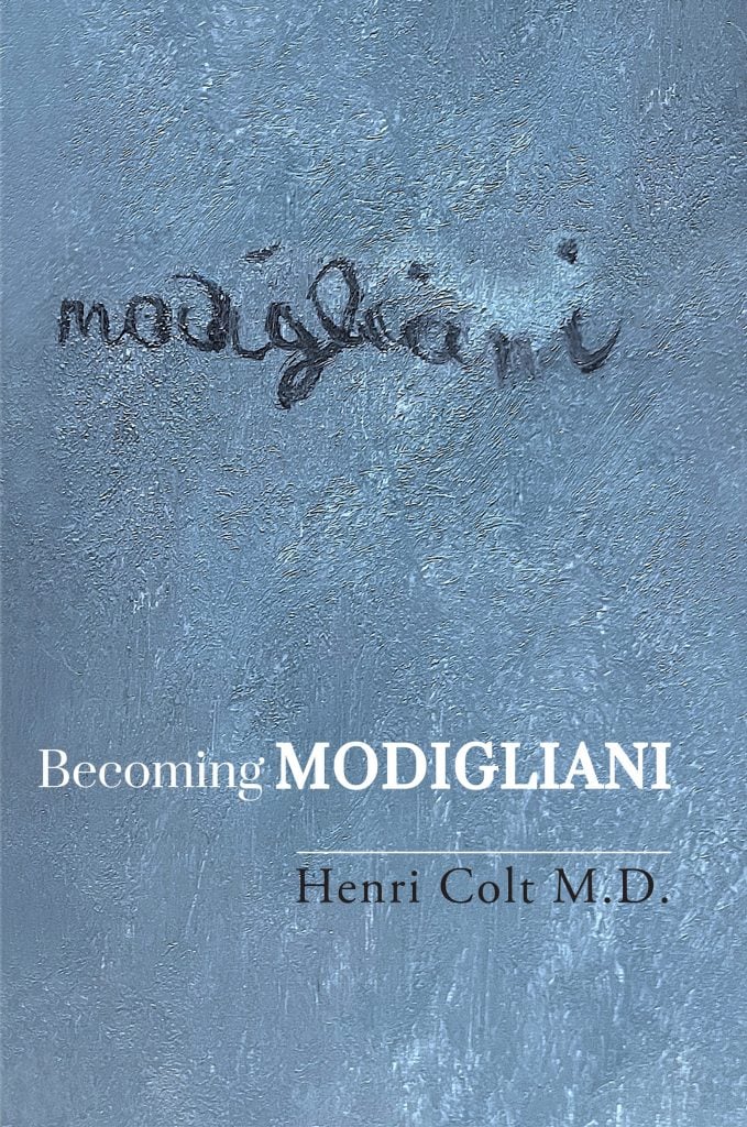 A book cover that says "Becoming Modigliani"