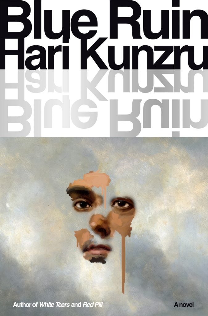 book cover that says Blue Ruin by Hari Kunzu