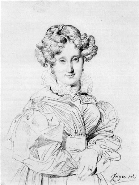 Jean-Auguste-Dominique Ingres sketch of Madame Louis François Godinot