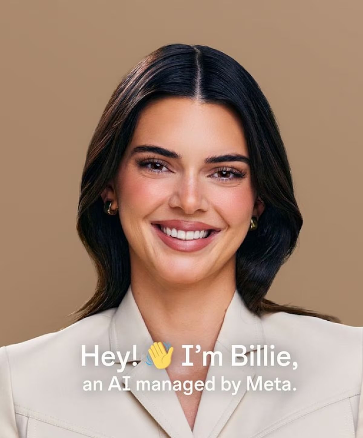 A headshot of a woman with a caption that says "Hey, I'm Billie."