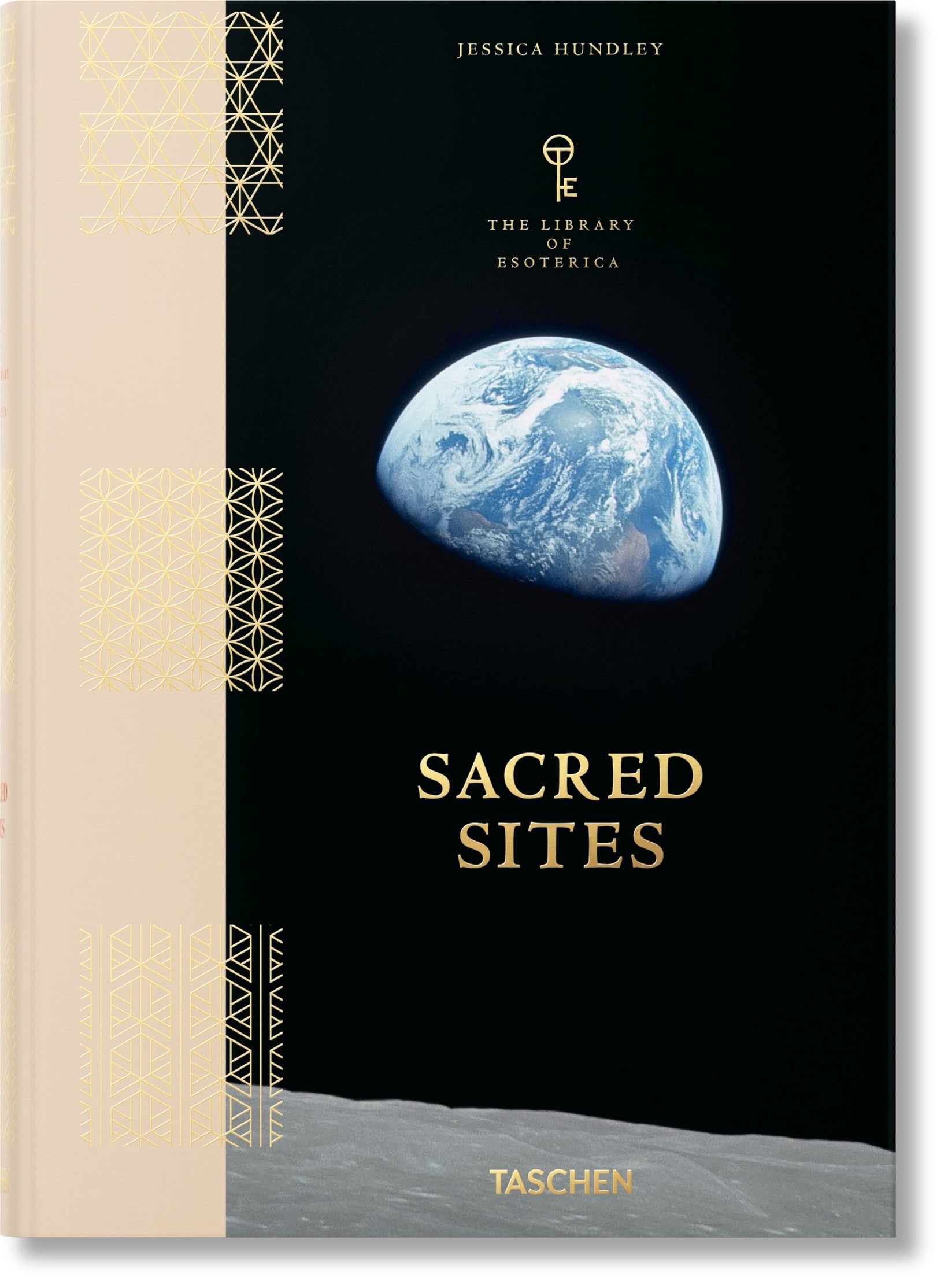 The front cover of a book titled Sacred Sites, showing a photograph of Earth