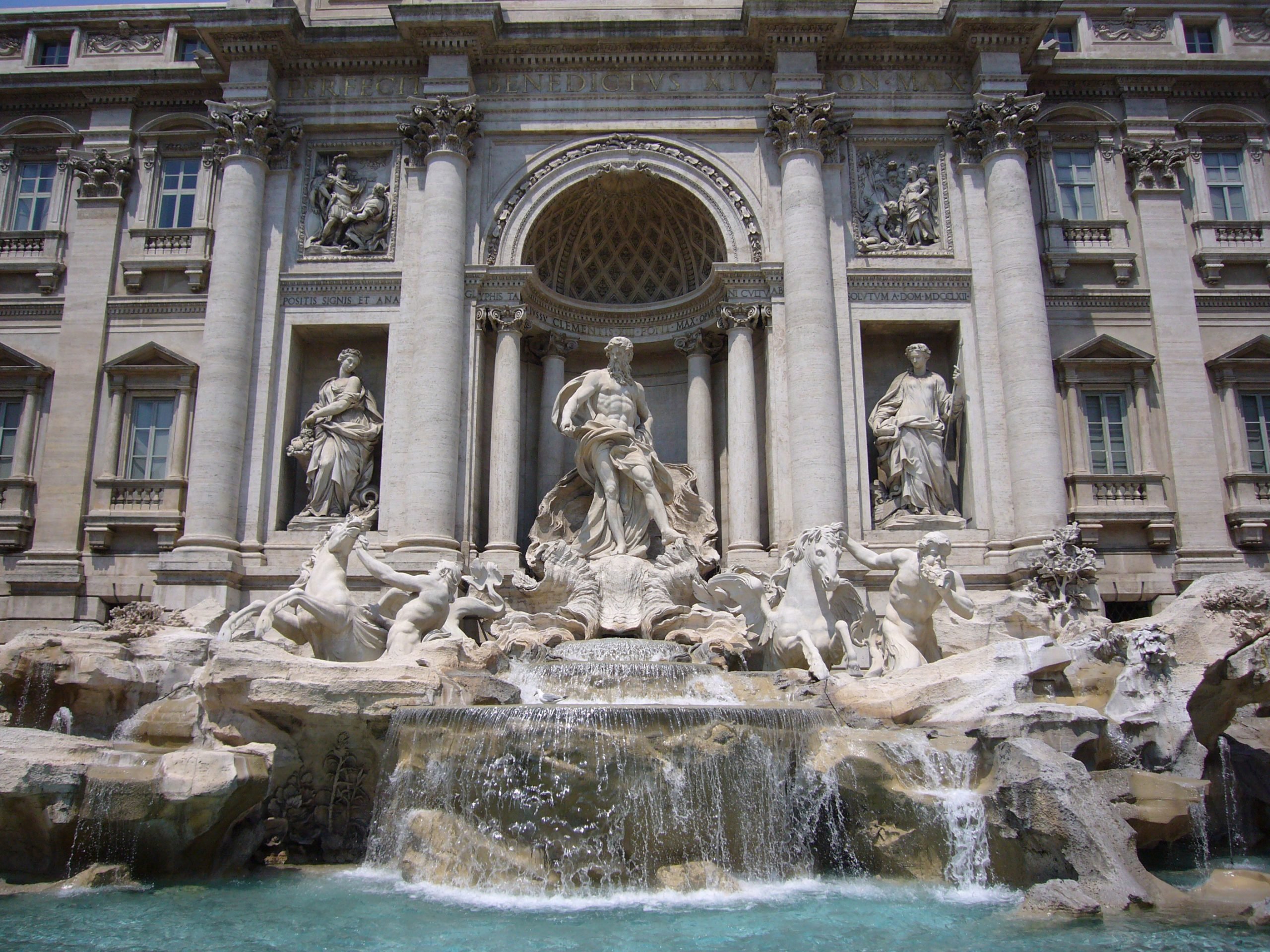 The Trevi Fountain in Rome