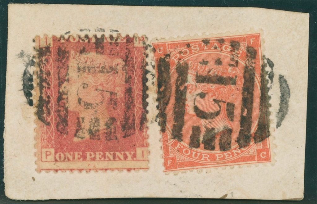 Two red stamps
