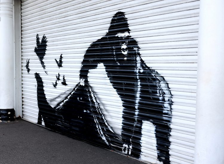 Guerrilla Art! Animals Escape From London Zoo in New Banksy Mural