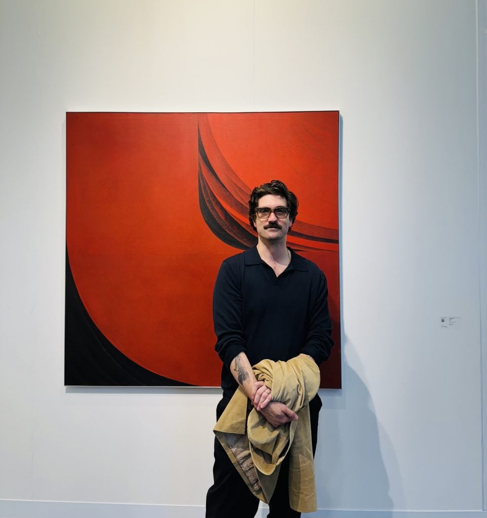 the gallerist and advisor James Cardoso Shaeffer at the armory show