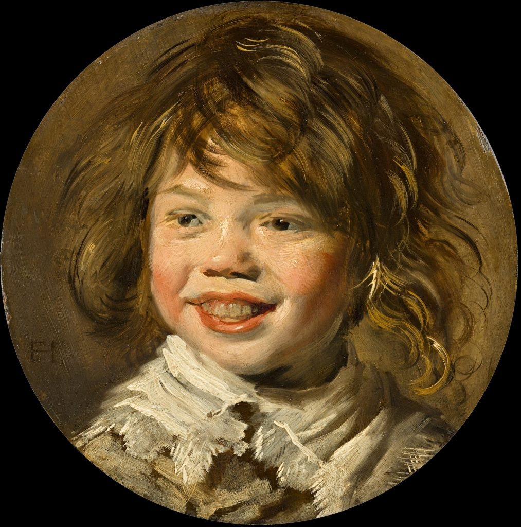 Frans Hals' Laughing Boy (1630) portrait.