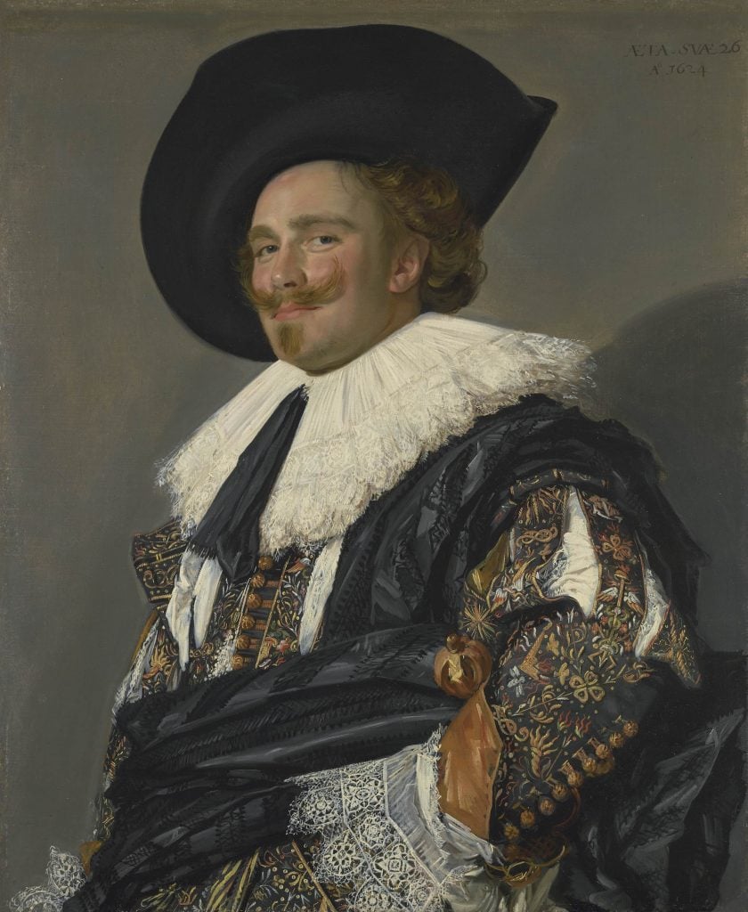 Hals' The Laughing Cavalier (1624) portrait painting.