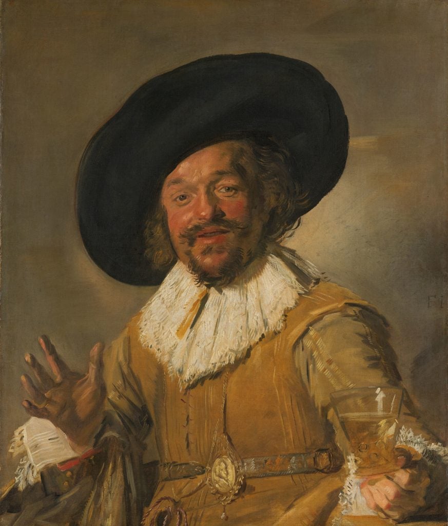 Hals' Merry Drinker (1629) portrait.