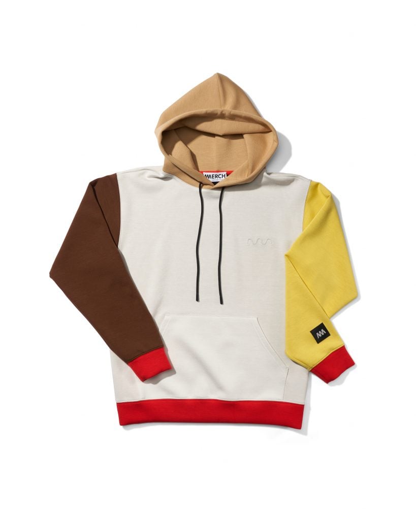 an image of a multi-colored hoodie