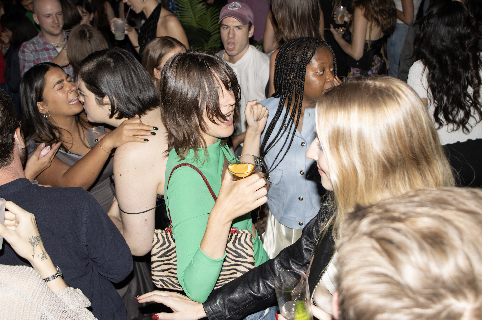 A photo of a packed dance floor.