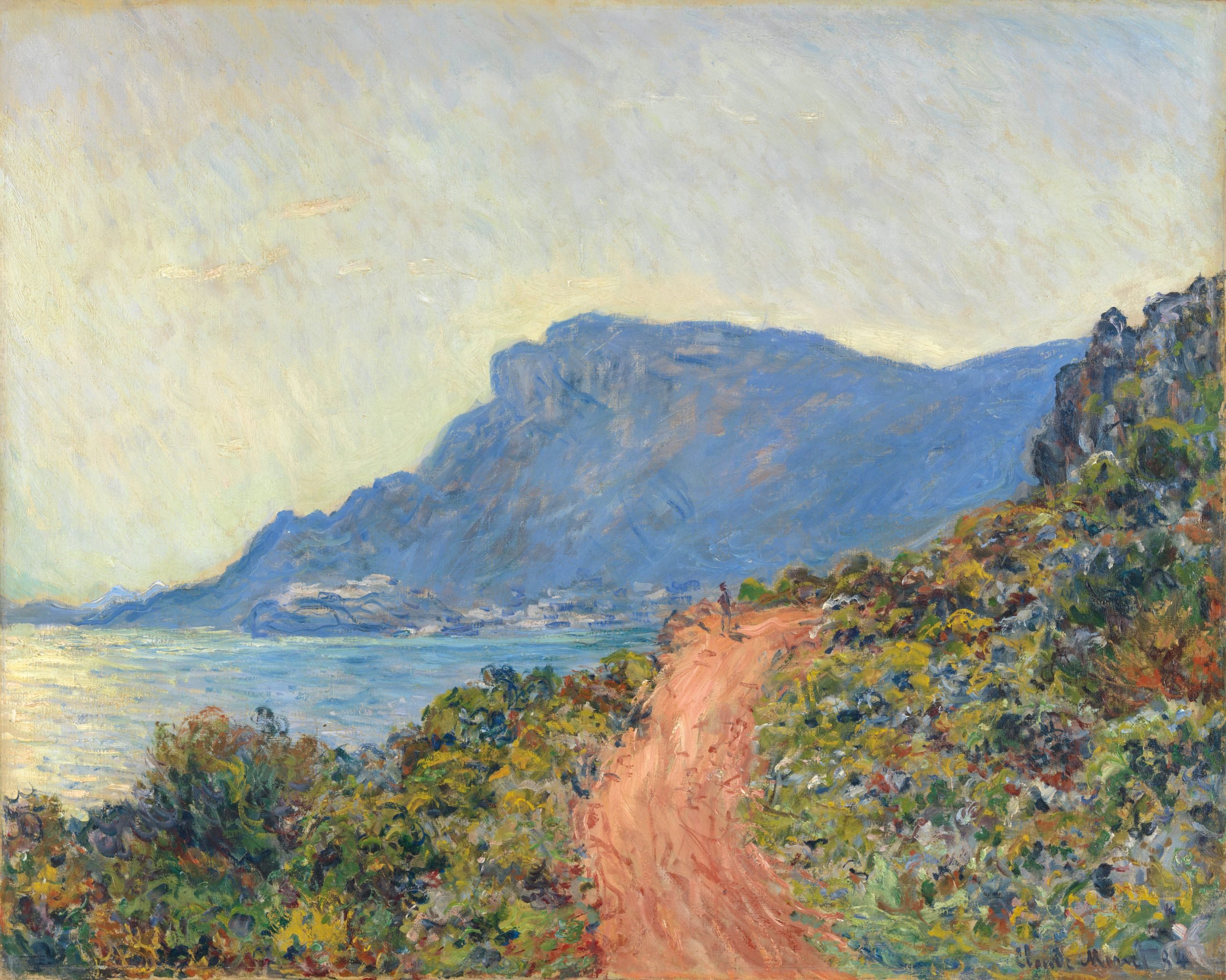 Claude Monet's landscape 'La Corniche near Monaco'