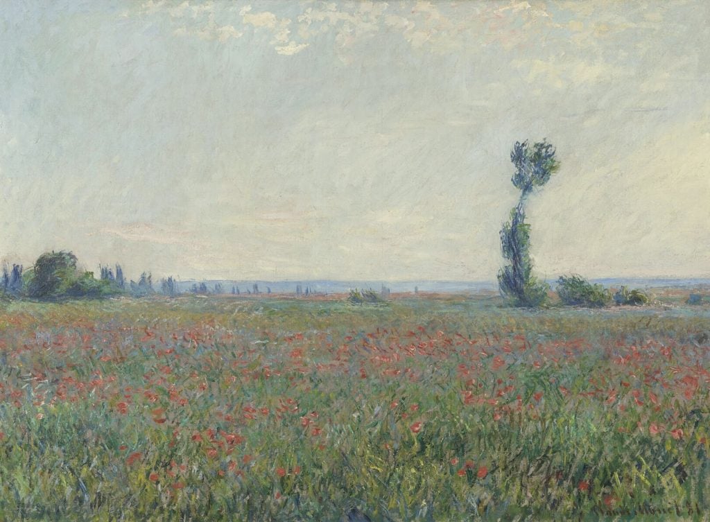 Claude Monet's landscape 'Poppy Field'