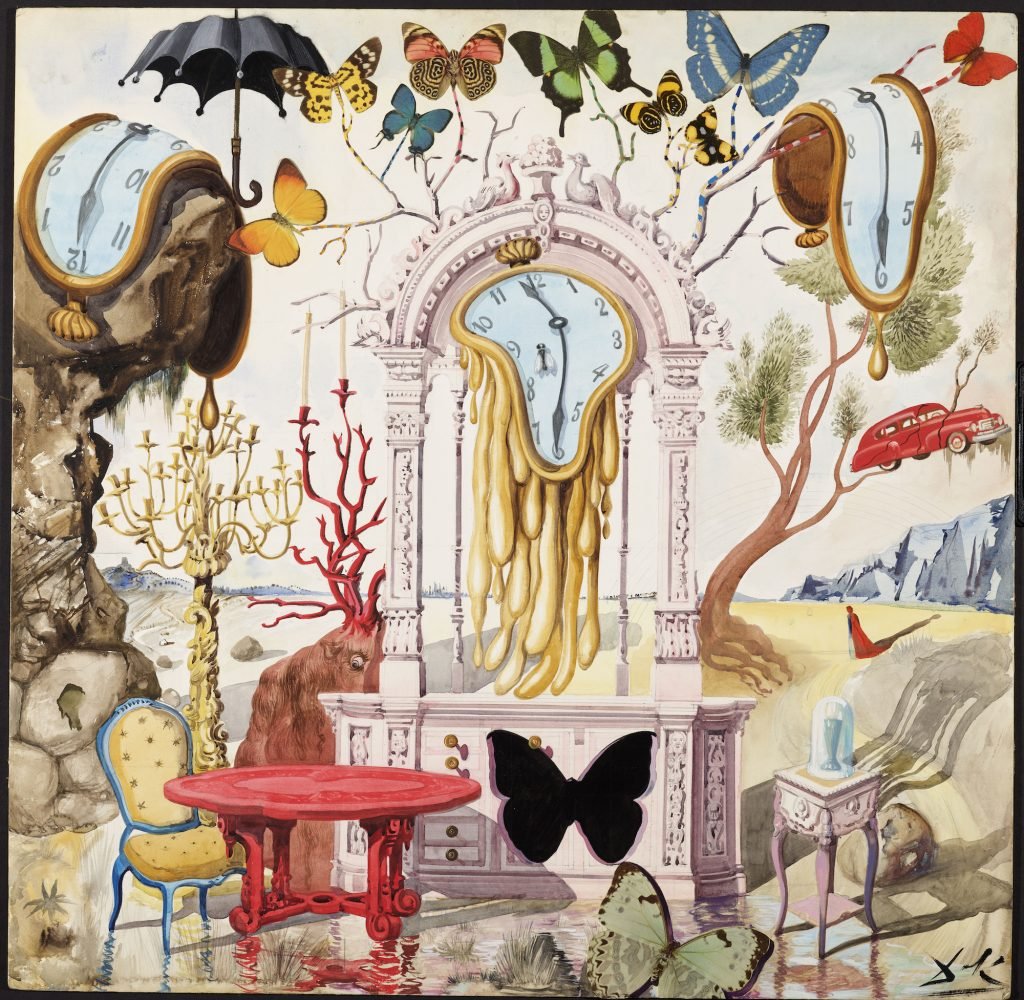 Watercolor by Salvador Dali