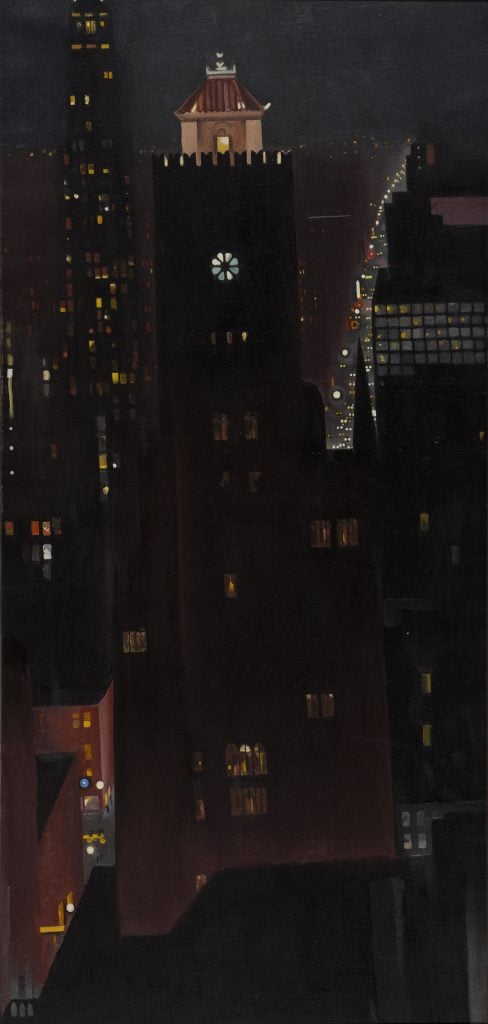 New York, Night by Georgia O'Keeffe