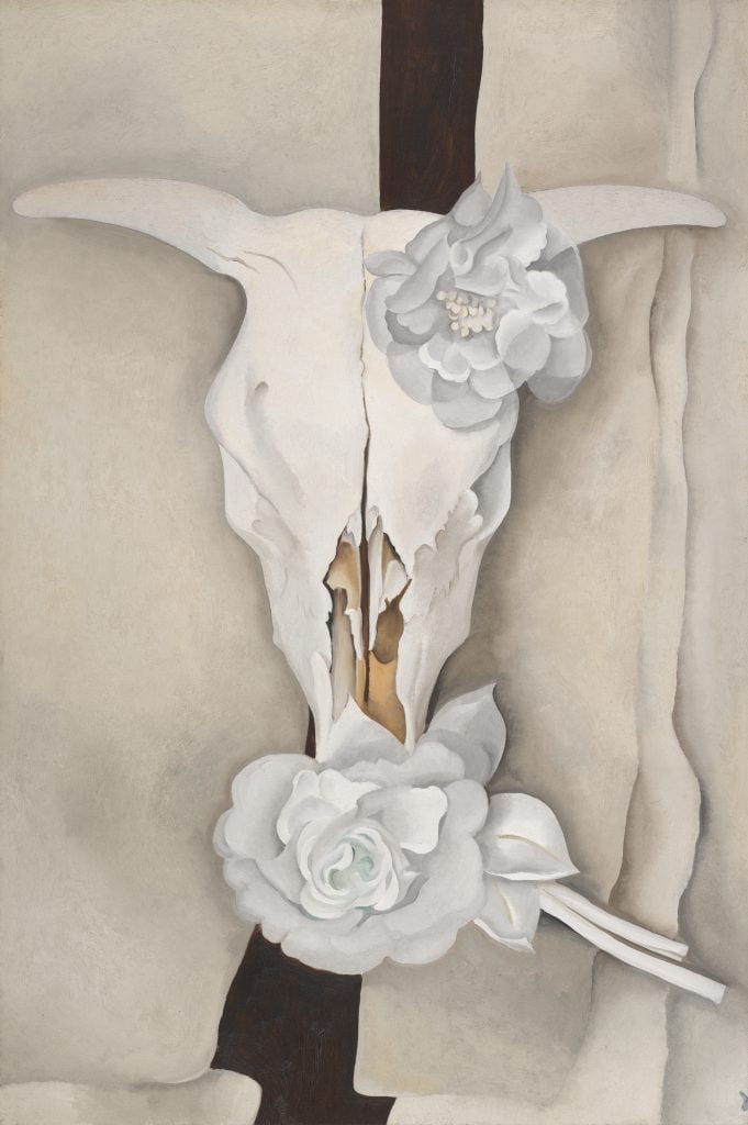 Cow's Skull with Calico Roses by Georgia O'Keeffe