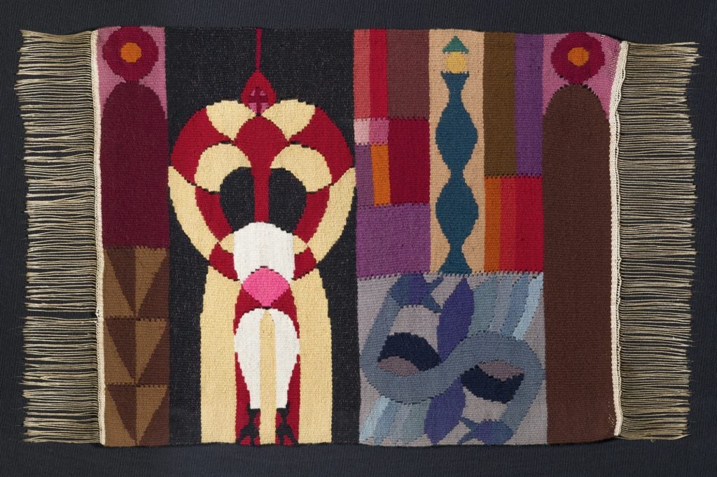 Textile work by Sophie Taeuber-Arp