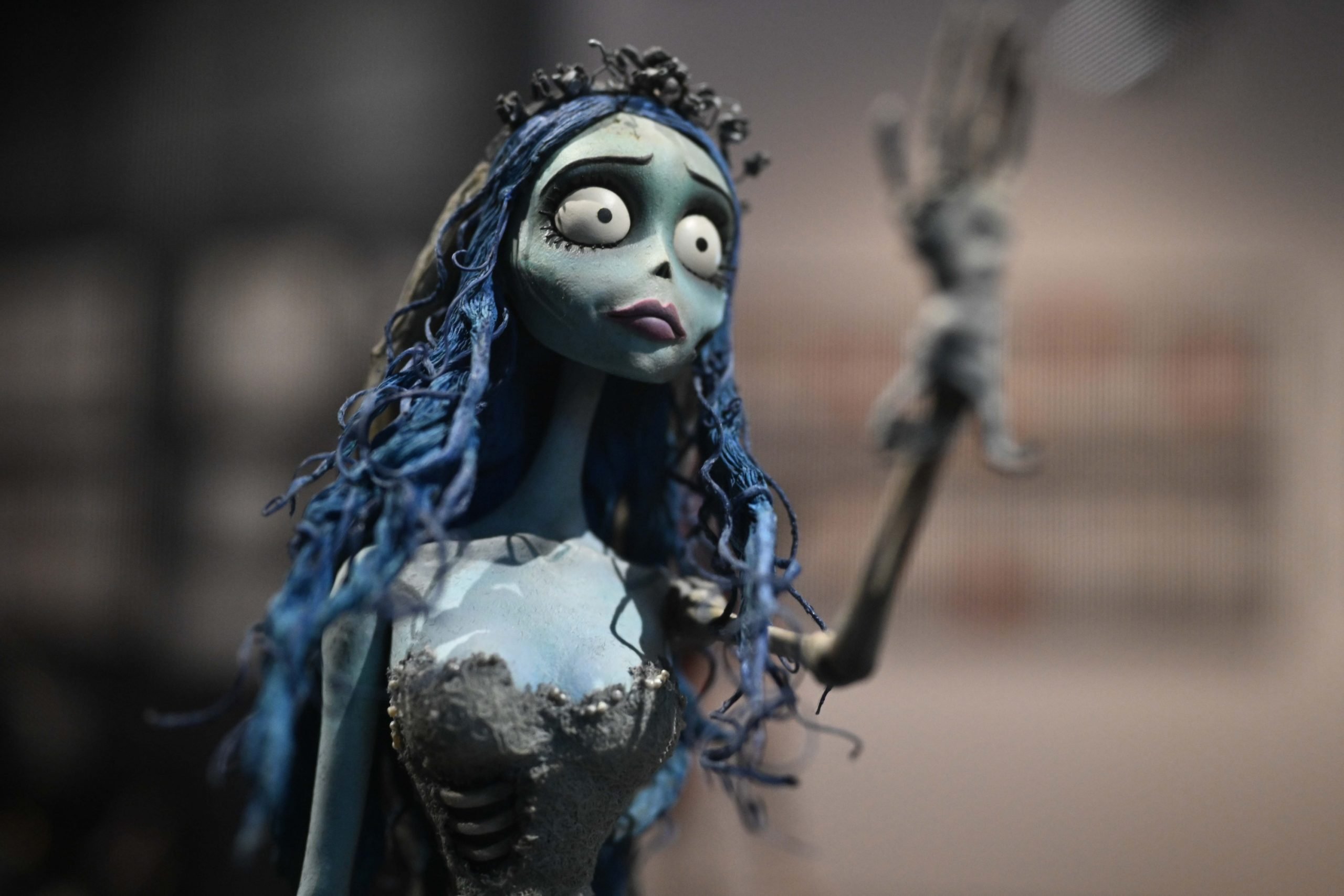 animation of a blue corpse bride