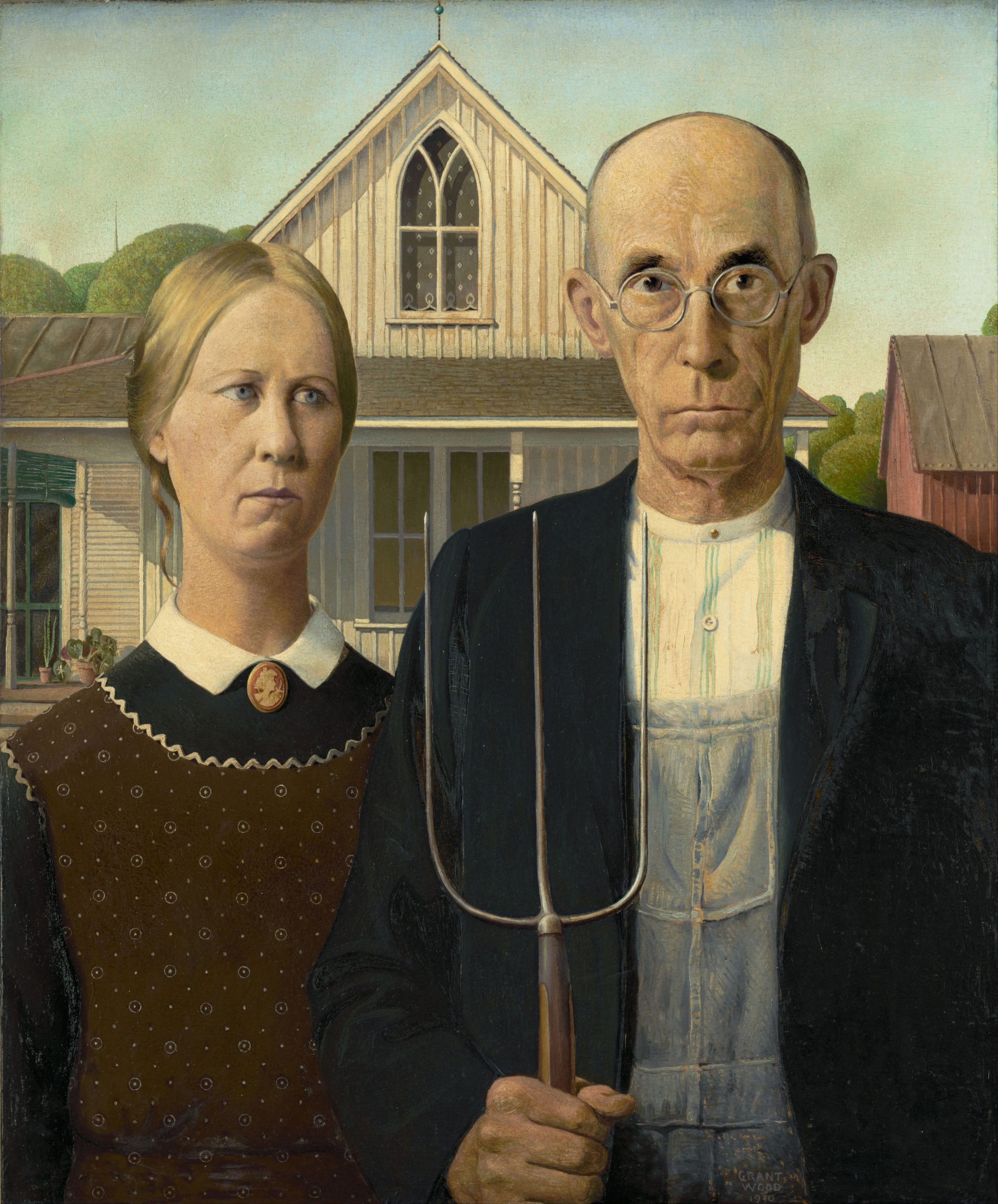 Grant Wood's 'American Gothic'