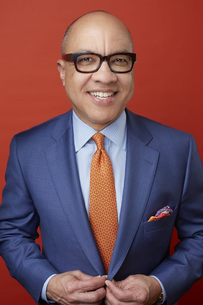 A photo of Darren Walker in a smart suit