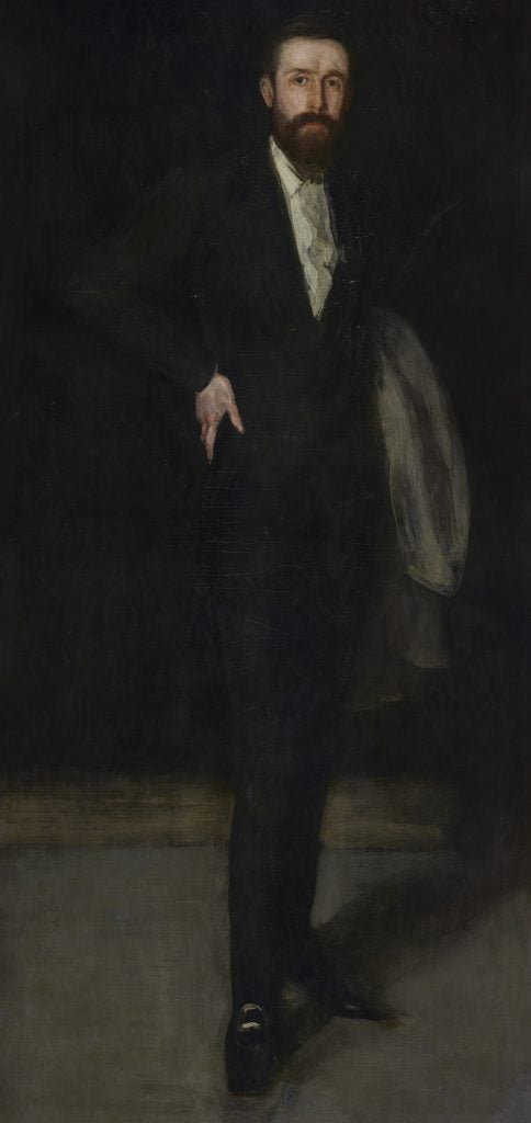 James McNeil Whistler, Arrangement in Black: Portrait of F. R. Leyland (1870-1873). Courtesy of the National Museum of Asian Art.