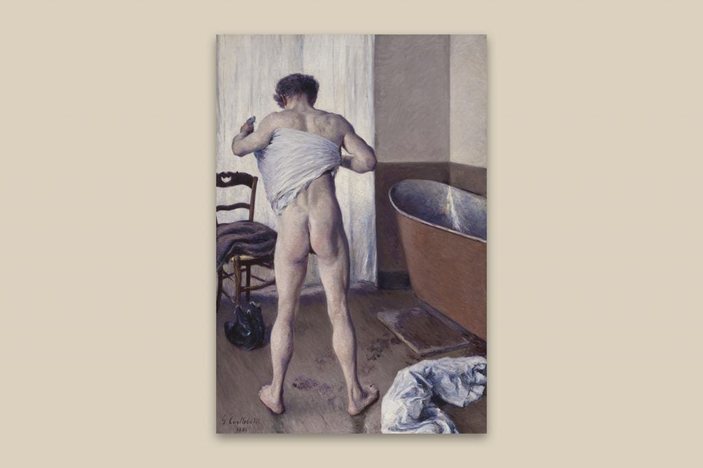 Gustave Caillebotte's Man at His Bath