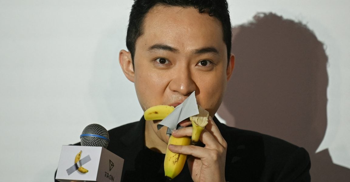 Collector Justin Sun Wants to ‘Thank’ the Vendor Behind the $6.2 Million Banana