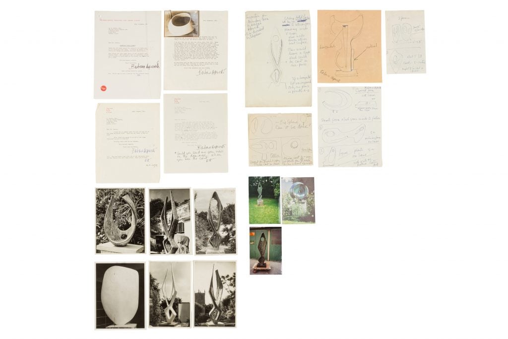 a photograph of hand written letters and photographs