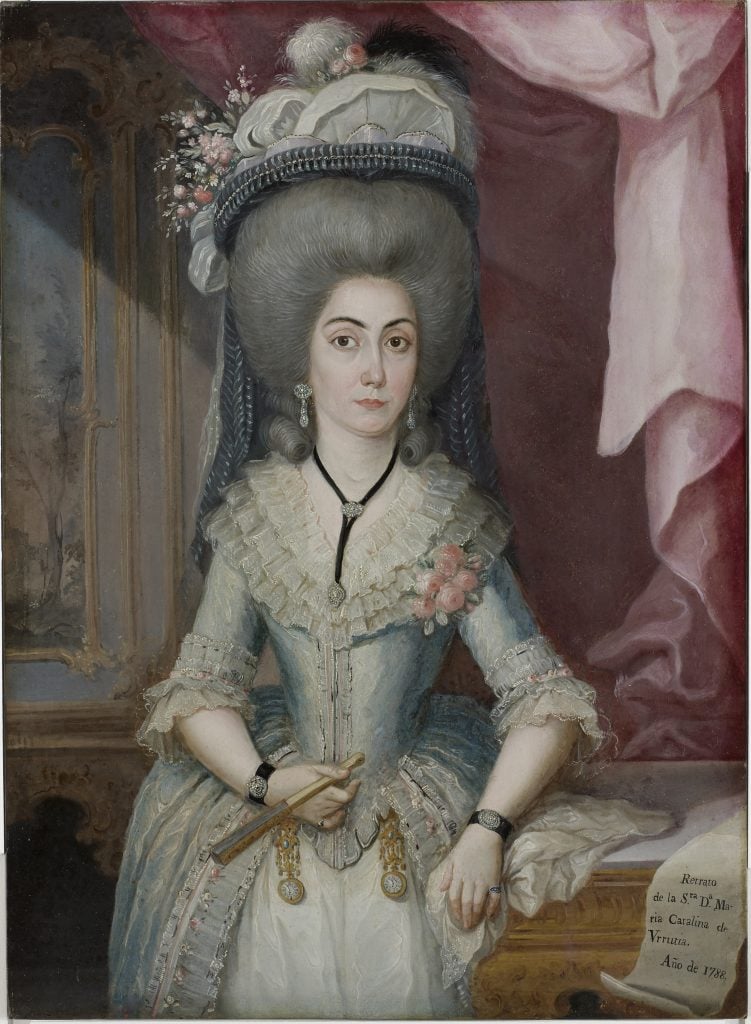 a baroque style portrait of a duchess 