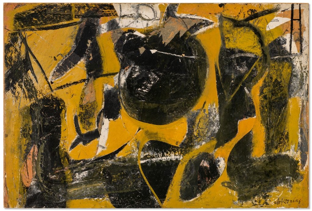 Willem De Kooning, <I> Abstraction</I> is a part of Christie's auctions