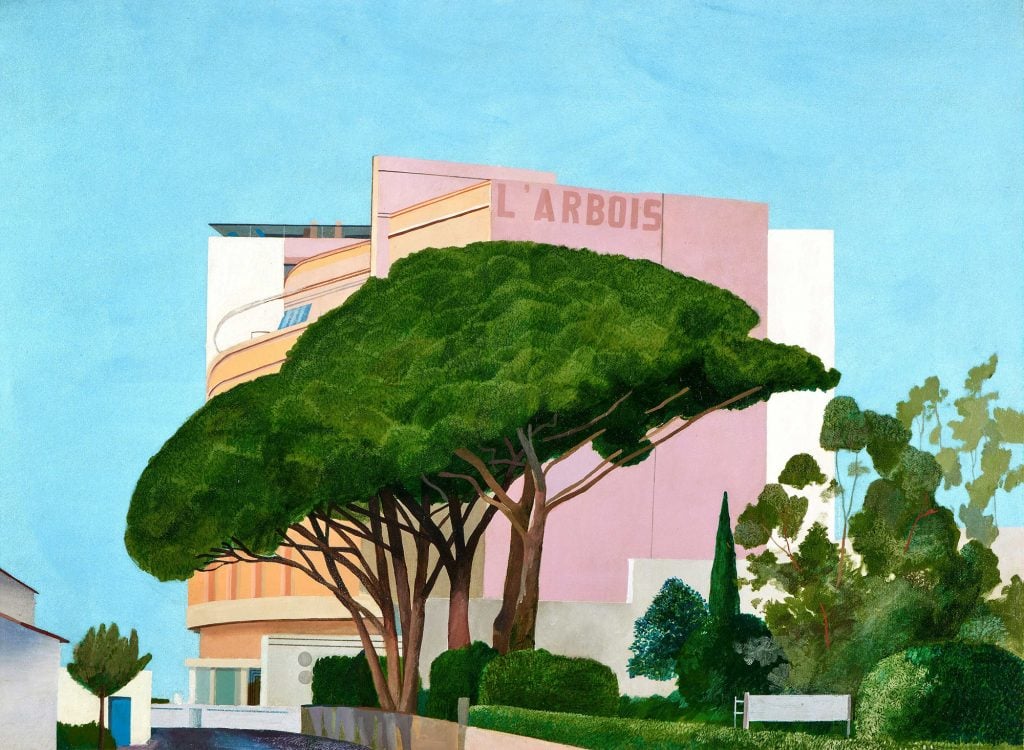 David Hockney, <I>L'Arbois, Sainte-Maxime</i>. 