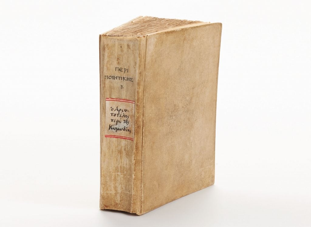 An ancient book by Aristotle, including in 