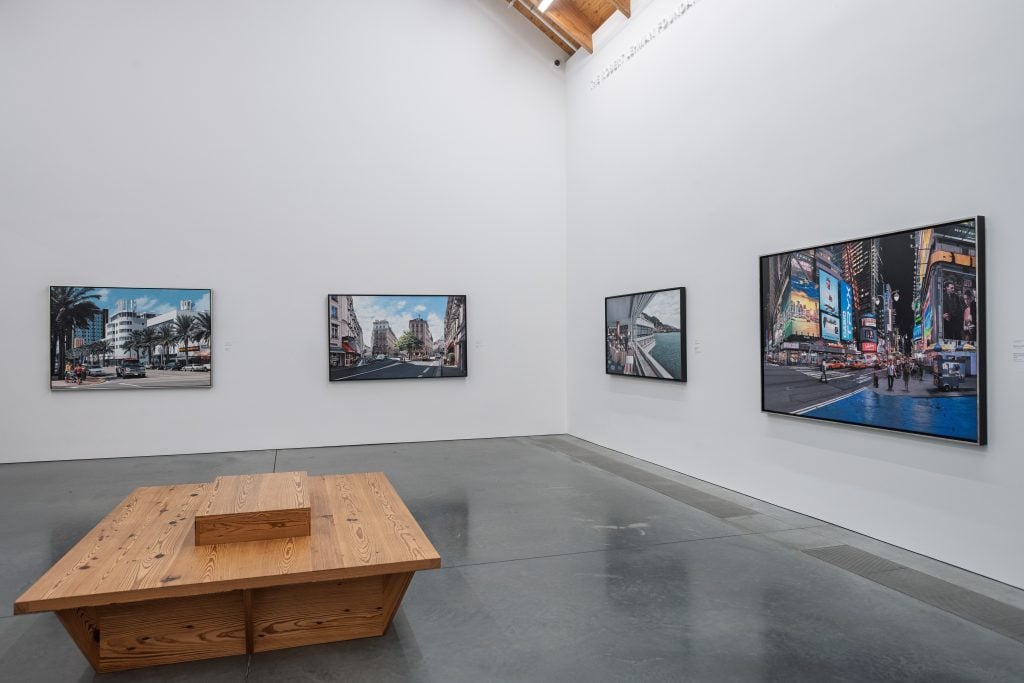 Installation view of "Beyond Reality: Paintings and Drawings by Bertrand Meniel" (2024-25). Photo: Gary Mamay. Courtesy of the Parrish Art Museum, Water Mill, New York.