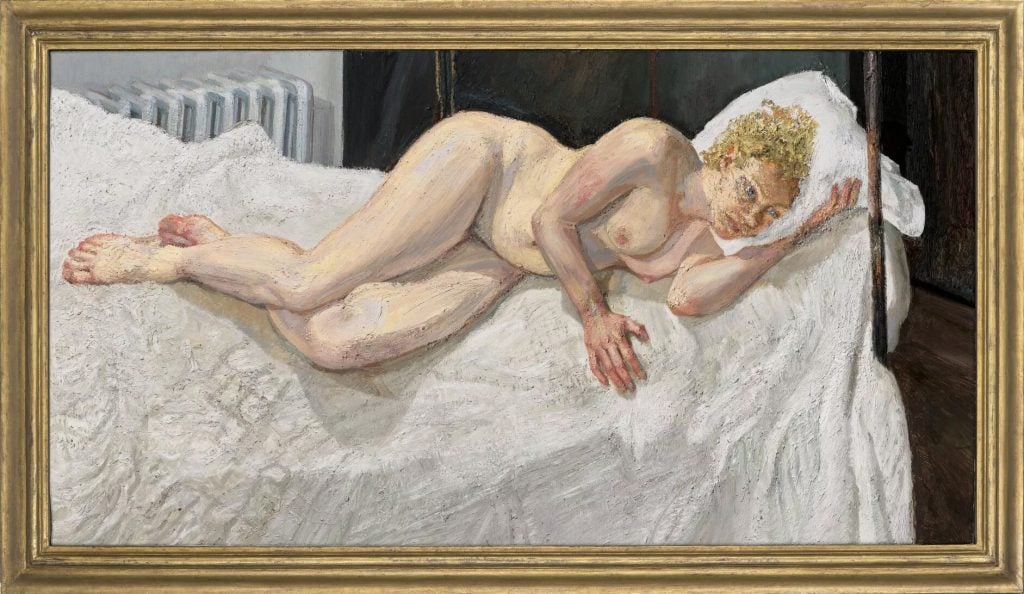 Lucian Freud Ria, <I>Naked Portrait</I>. 