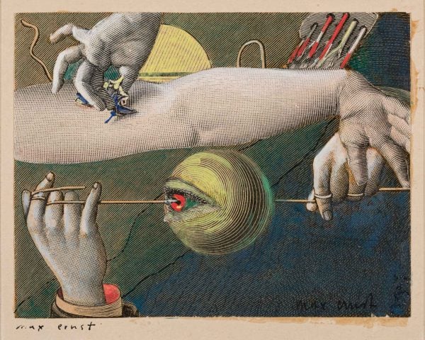 Max Ernst、マックス・エルンスト【SANS TITRE】 Sans Titre by
