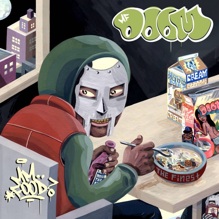 Jason Jägel's artwork for MF DOOM's MM..FOOD album. Photo: Stones Throw Records