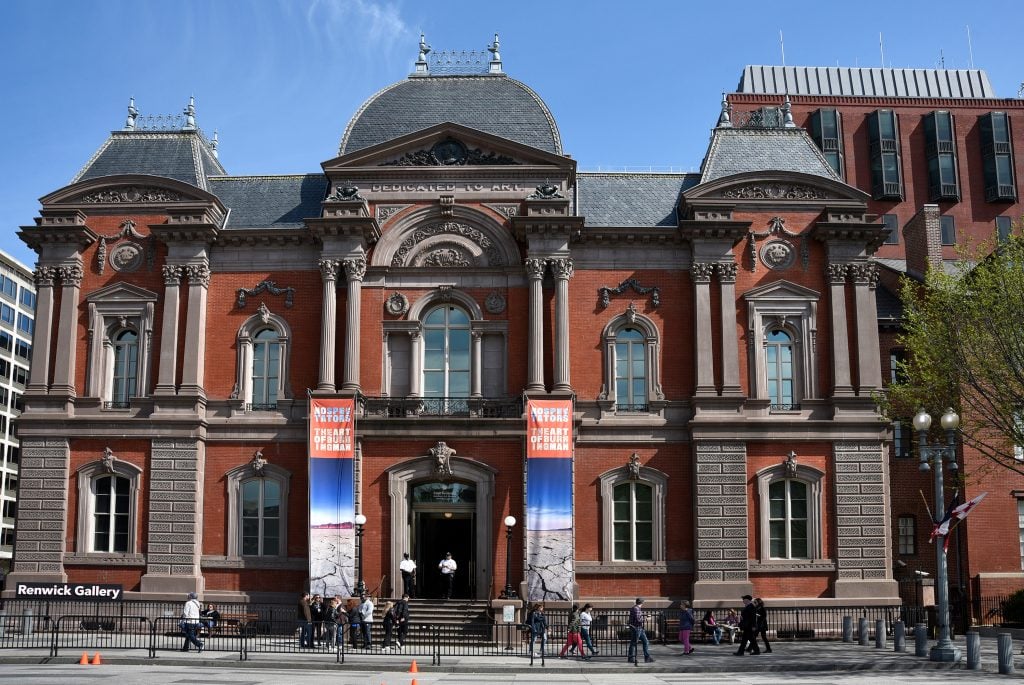 The Renwick Gallery on Pennsylvania Avenue in Washington, D.C. 