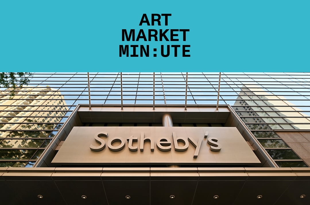 the exterior of a large office building that says sotheby's above the door