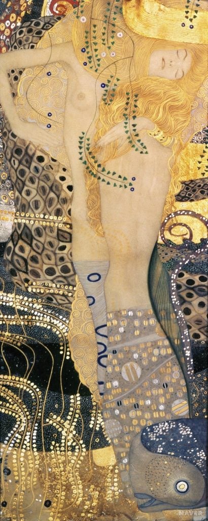 Gustav Klimt, Water Serpents I (1904–1907). 