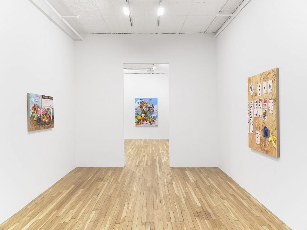 Installation view "Hopie Hill: The Souvenir" at Charles Moffett Gallery, 2024. 