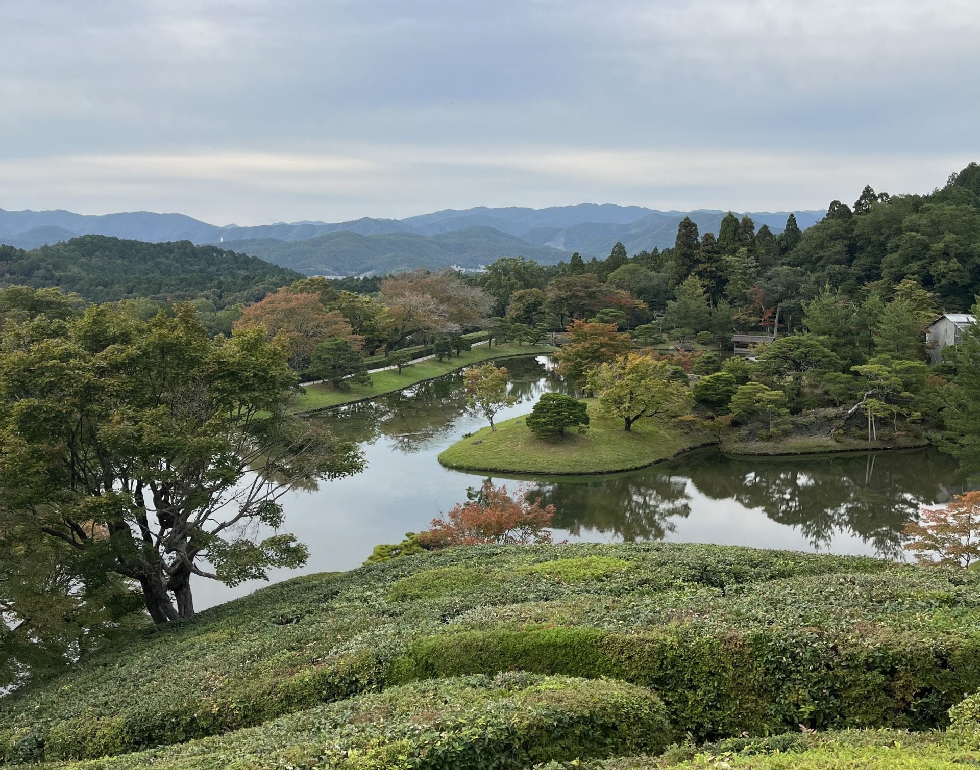 A color photo of beautiful gardens