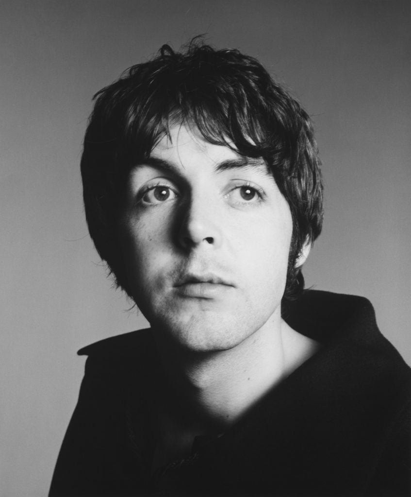 Richard Avedon photograph of Paul McCartney in a black top