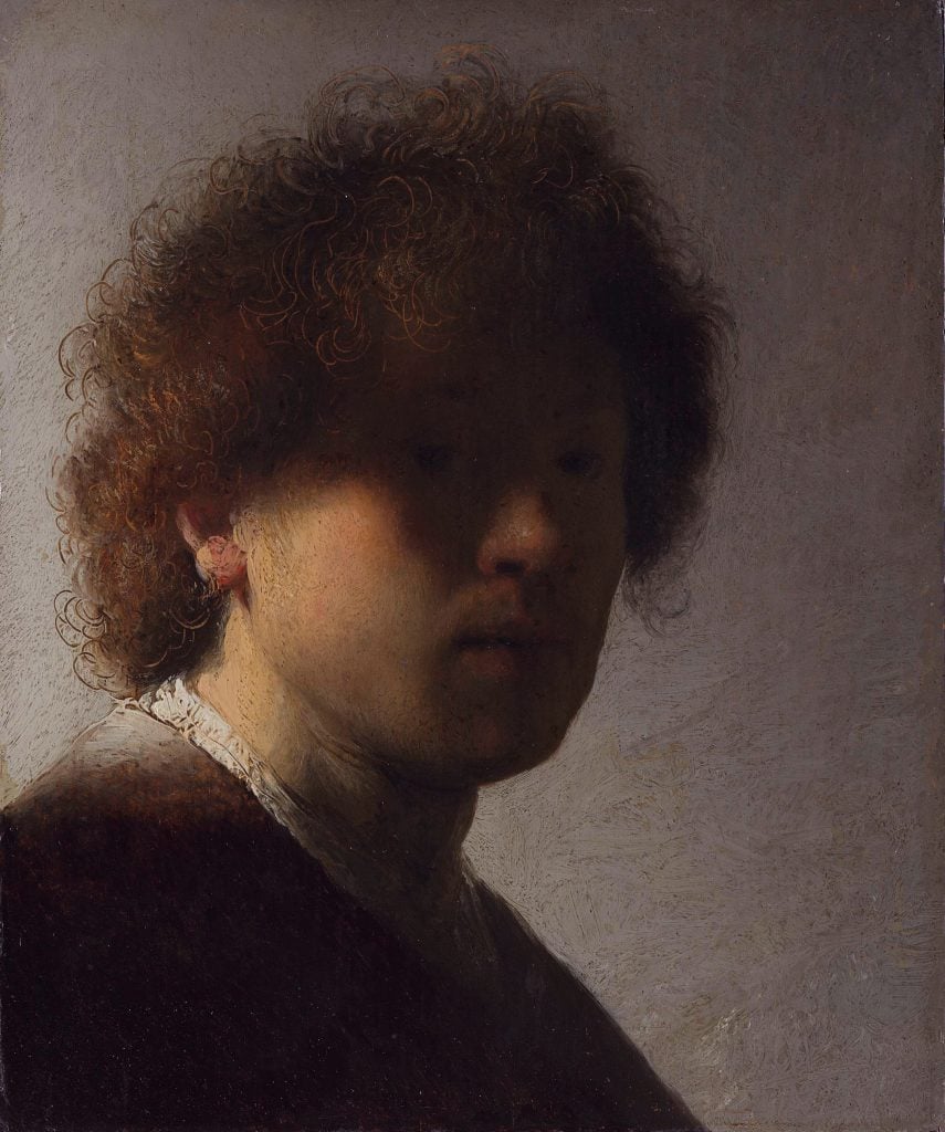 Rembrandt, Self-Portrait with Dishevelled Hair (1628)