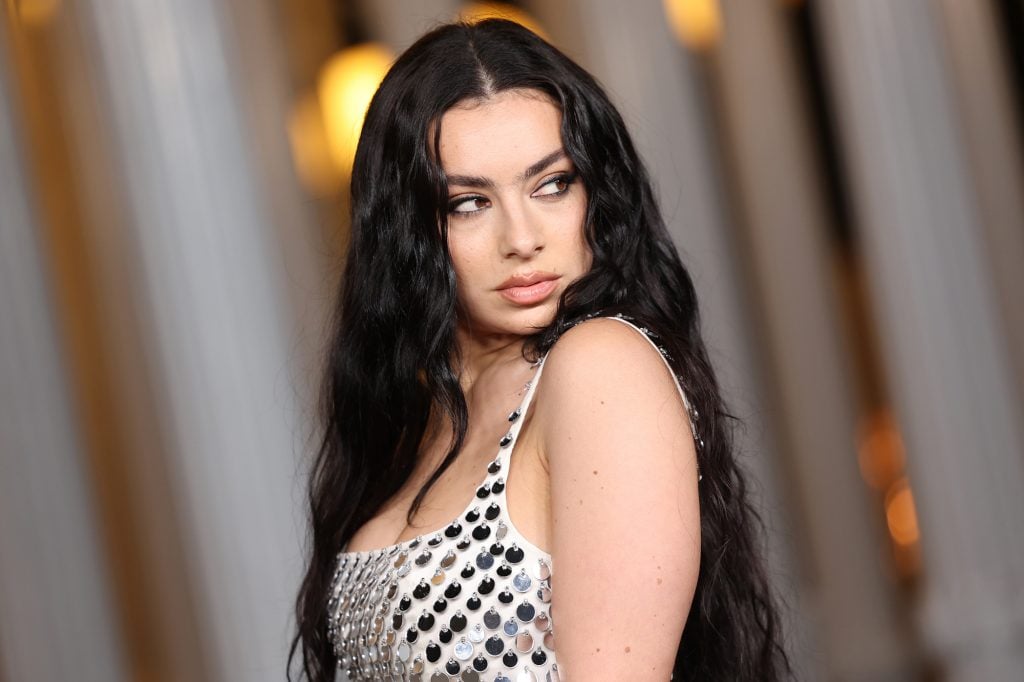 An image of Charli XCX attending the 2024 LACMA Art+Film Gala at Los Angeles County Museum of Art on November 2, 2024 in Los Angeles.