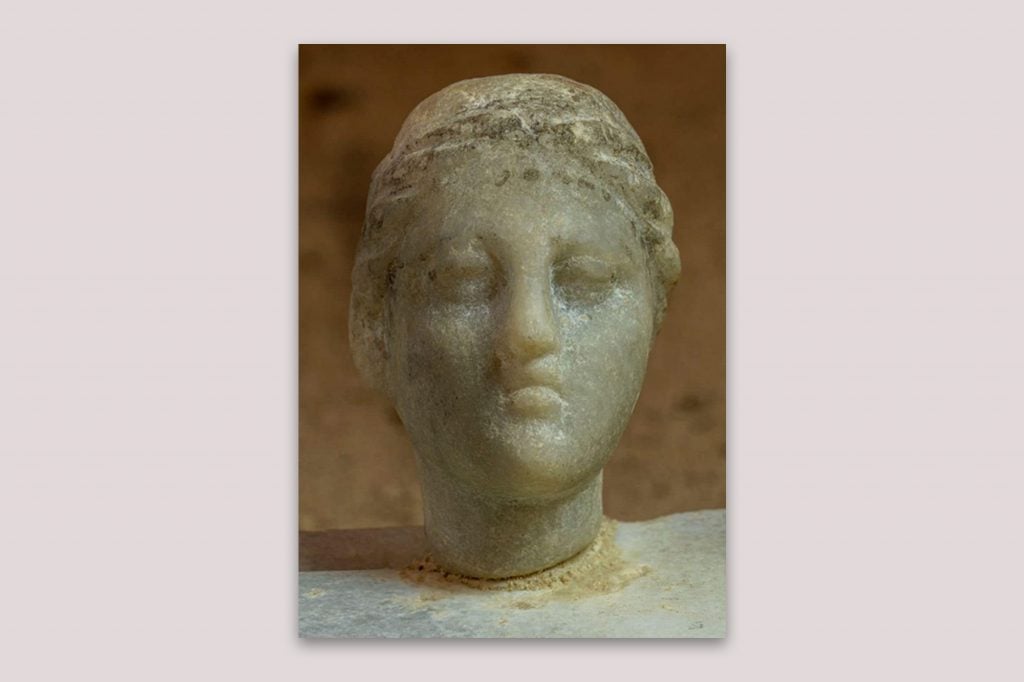 A bust of Cleopatra's alleged likeness