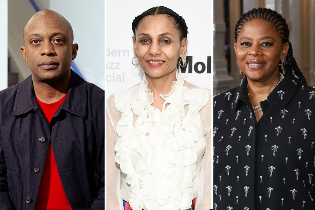 From left: Hank Willis Thomas, Ming Smith and Simone Leigh. Photo: Makeda Sandford for The Washington Post via Getty Images; Steven Ferdman/Patrick McMullan via Getty Images; Matt Winkelmeyer/Getty Images for LACMA