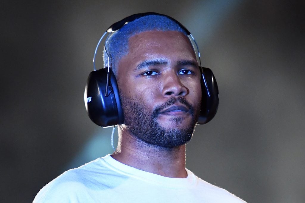 An image of Frank Ocean performing in 2017.