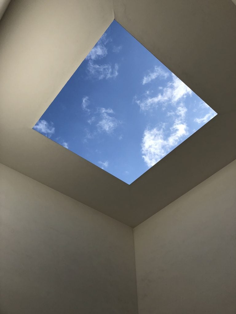 a skylight art exhibit